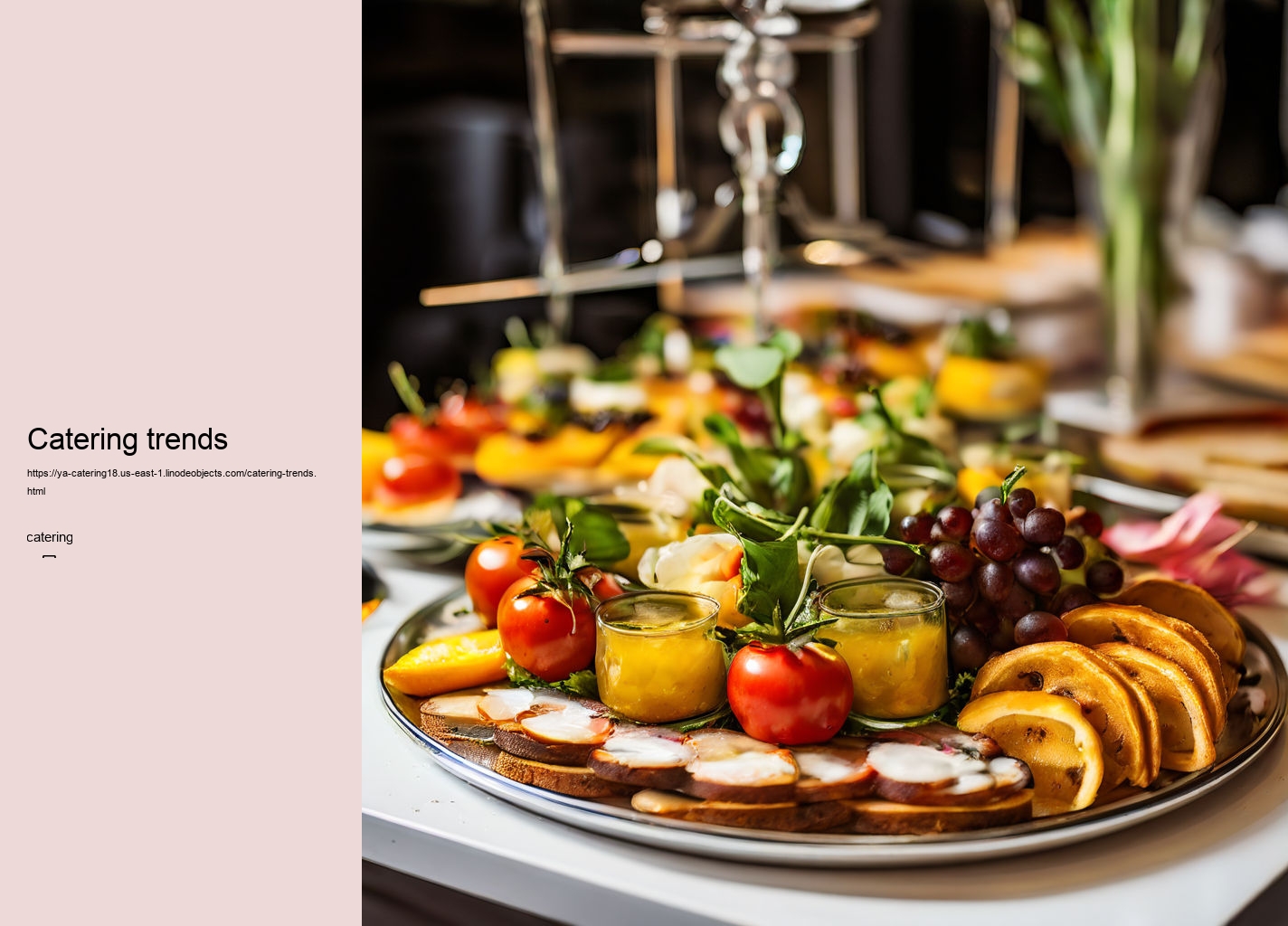 Catering trends